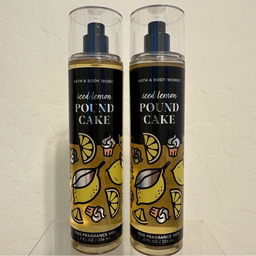 Set of 2 Bath & Body Works Iced Lemon Pound Cake Fine Fragrance Mist π - Picture 2 of 8